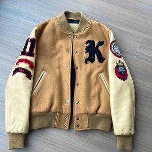 Winter 2017 Kith x Golden Bear Varsity Jacket - Great Condition